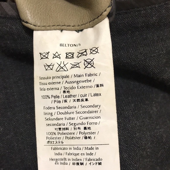 Leather biker jacket - Picture 3 of 10